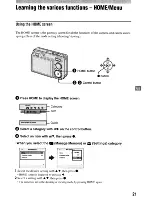 Предварительный просмотр 21 страницы Sony Cyber-shot DSC-W125 Instruction Manual