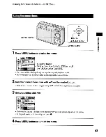 Предварительный просмотр 80 страницы Sony Cyber-shot DSC-W125 Instruction Manual