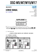 Предварительный просмотр 47 страницы Sony Cyber-shot DSC-W15 Service Manual