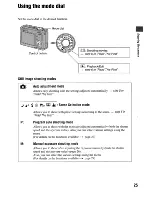 Предварительный просмотр 25 страницы Sony Cyber-shot DSC-W15 User'S Manual / Troubleshooting