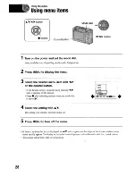 Предварительный просмотр 28 страницы Sony Cyber-shot DSC-W15 User'S Manual / Troubleshooting