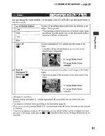 Предварительный просмотр 31 страницы Sony Cyber-shot DSC-W15 User'S Manual / Troubleshooting