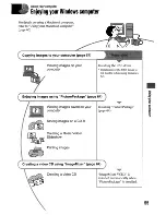 Предварительный просмотр 55 страницы Sony Cyber-shot DSC-W15 User'S Manual / Troubleshooting