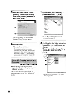 Предварительный просмотр 60 страницы Sony Cyber-shot DSC-W15 User'S Manual / Troubleshooting