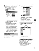 Предварительный просмотр 61 страницы Sony Cyber-shot DSC-W15 User'S Manual / Troubleshooting