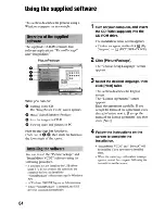 Предварительный просмотр 64 страницы Sony Cyber-shot DSC-W15 User'S Manual / Troubleshooting