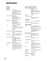 Предварительный просмотр 94 страницы Sony Cyber-shot DSC-W15 User'S Manual / Troubleshooting