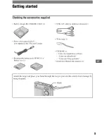 Предварительный просмотр 9 страницы Sony Cyber-shot DSC-W150 Instruction Manual