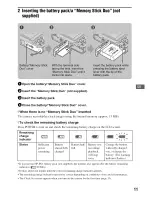 Предварительный просмотр 11 страницы Sony Cyber-shot DSC-W150 Instruction Manual