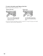 Предварительный просмотр 12 страницы Sony Cyber-shot DSC-W150 Instruction Manual