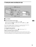 Предварительный просмотр 13 страницы Sony Cyber-shot DSC-W150 Instruction Manual