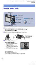 Предварительный просмотр 14 страницы Sony Cyber-shot DSC-W200 Instruction Manual