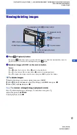 Предварительный просмотр 17 страницы Sony Cyber-shot DSC-W200 Instruction Manual