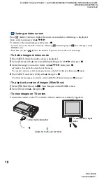 Предварительный просмотр 18 страницы Sony Cyber-shot DSC-W200 Instruction Manual