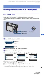 Предварительный просмотр 19 страницы Sony Cyber-shot DSC-W200 Instruction Manual