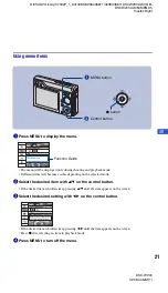 Предварительный просмотр 21 страницы Sony Cyber-shot DSC-W200 Instruction Manual