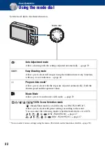 Предварительный просмотр 22 страницы Sony Cyber-shot DSC-W210 Handbook