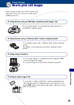 Предварительный просмотр 99 страницы Sony Cyber-shot DSC-W210 Handbook