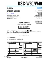 Предварительный просмотр 49 страницы Sony Cyber-shot DSC-W30 Service Manual