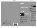 Предварительный просмотр 1 страницы Sony Cyber-shot DSC-W30 User Manual