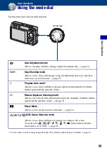 Предварительный просмотр 23 страницы Sony Cyber-shot DSC-W300 Handbook