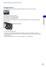 Предварительный просмотр 27 страницы Sony Cyber-shot DSC-W300 Handbook