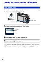 Предварительный просмотр 44 страницы Sony Cyber-shot DSC-W300 Handbook