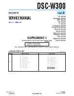 Preview for 73 page of Sony Cyber-shot DSC-W300 Service Manual