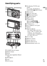 Предварительный просмотр 11 страницы Sony Cyber-shot DSC-W320 Instruction Manual