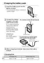 Предварительный просмотр 12 страницы Sony Cyber-shot DSC-W320 Instruction Manual