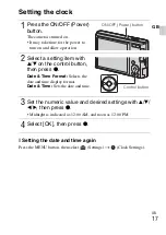 Предварительный просмотр 17 страницы Sony Cyber-shot DSC-W320 Instruction Manual