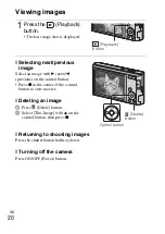 Предварительный просмотр 20 страницы Sony Cyber-shot DSC-W320 Instruction Manual