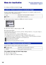 Preview for 44 page of Sony Cyber-shot DSC-W35 (French) Guide Pratique