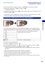 Preview for 47 page of Sony Cyber-shot DSC-W35 (French) Guide Pratique