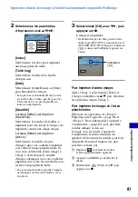 Preview for 87 page of Sony Cyber-shot DSC-W35 (French) Guide Pratique