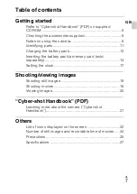 Preview for 7 page of Sony Cyber-shot DSC-W350 Instruction Manual