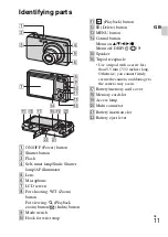 Preview for 11 page of Sony Cyber-shot DSC-W350 Instruction Manual