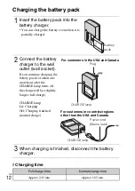 Preview for 12 page of Sony Cyber-shot DSC-W350 Instruction Manual