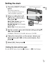 Preview for 17 page of Sony Cyber-shot DSC-W350 Instruction Manual