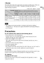 Preview for 25 page of Sony Cyber-shot DSC-W350 Instruction Manual