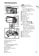 Предварительный просмотр 11 страницы Sony Cyber-shot DSC-W370 Instruction Manual