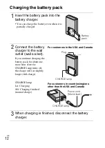 Предварительный просмотр 12 страницы Sony Cyber-shot DSC-W370 Instruction Manual