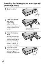 Предварительный просмотр 14 страницы Sony Cyber-shot DSC-W370 Instruction Manual