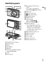 Предварительный просмотр 11 страницы Sony Cyber-shot DSC-W380 Instruction Manual