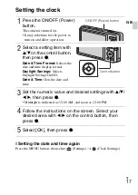 Предварительный просмотр 17 страницы Sony Cyber-shot DSC-W380 Instruction Manual