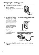 Предварительный просмотр 12 страницы Sony Cyber-shot DSC-W390 Instruction Manual