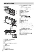 Preview for 8 page of Sony Cyber-shot DSC-W510 Instruction Manual