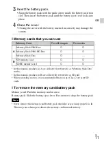 Preview for 11 page of Sony Cyber-shot DSC-W510 Instruction Manual