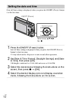 Preview for 12 page of Sony Cyber-shot DSC-W510 Instruction Manual