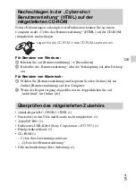 Preview for 117 page of Sony Cyber-shot DSC-W520 Instruction Manual